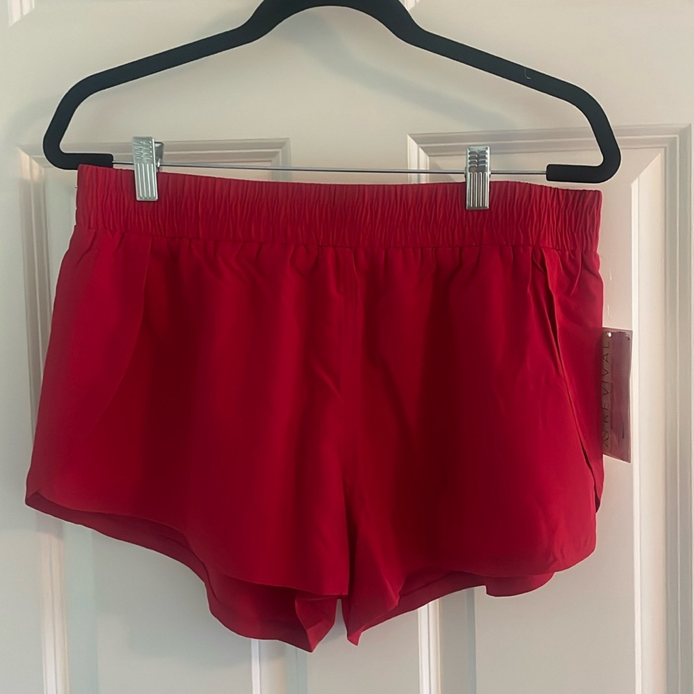 Red Workout Shorts